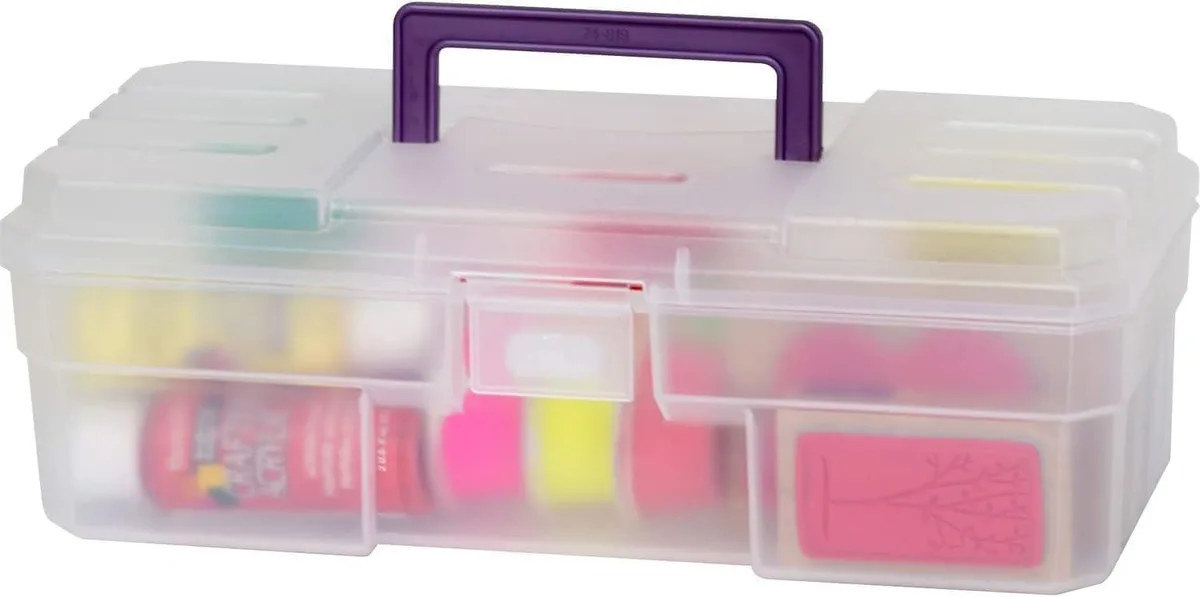 Clear plastic ProBox tool storage, 12 pack, 12 by 6 by 4 inches