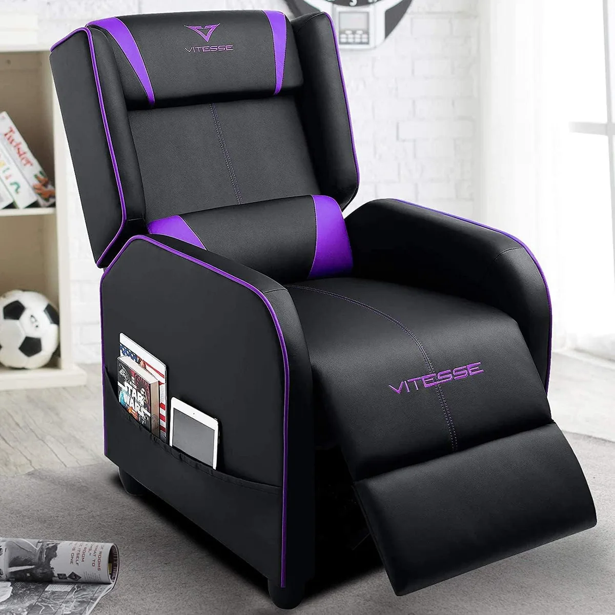 Vitesse Vitesse Gaming Recliner Chair Purple — product photo