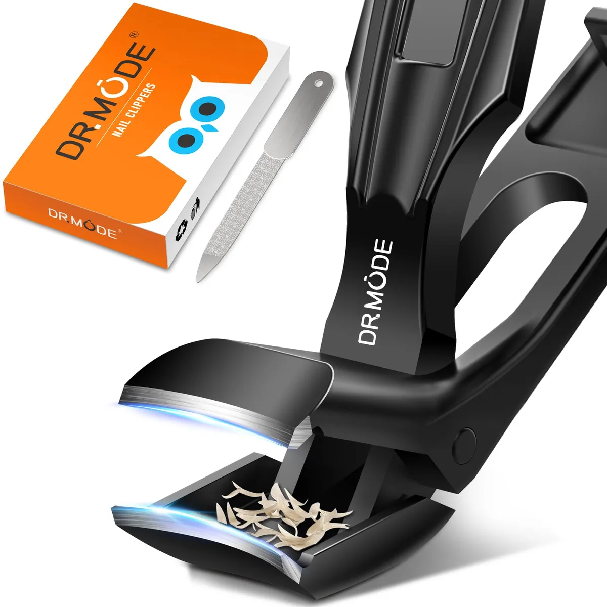  DRMODE nail26-B Toenail Trimmer 2 Count Black 3.8in Handle — product photo