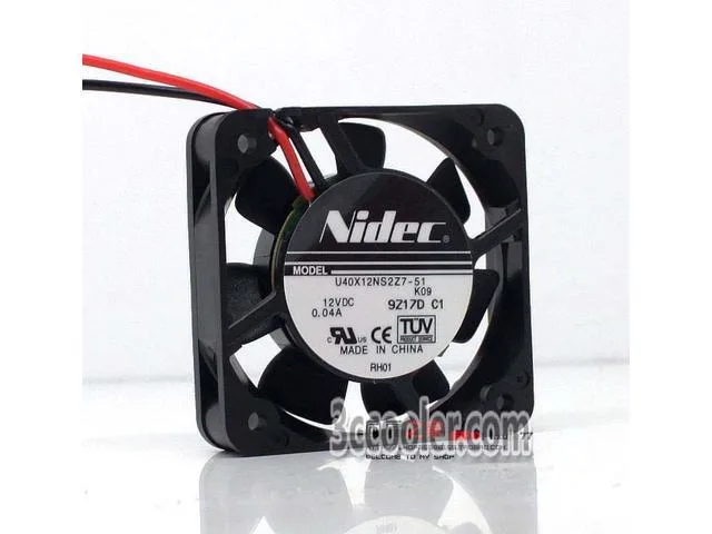 Zyvpee Zyvpee U40X12NS2Z7-51 40*10mm 12V 0.04A 2-wire case fan — product photo