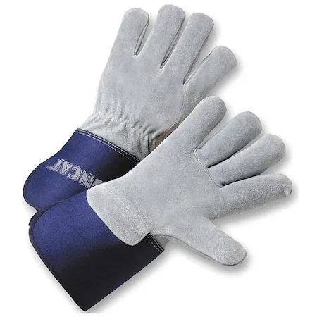 Ironcat Ironcat IC9 Leather Palm Gloves Cowhide Gauntlet Cuff Wing Thumb 12 5/8 in — product photo