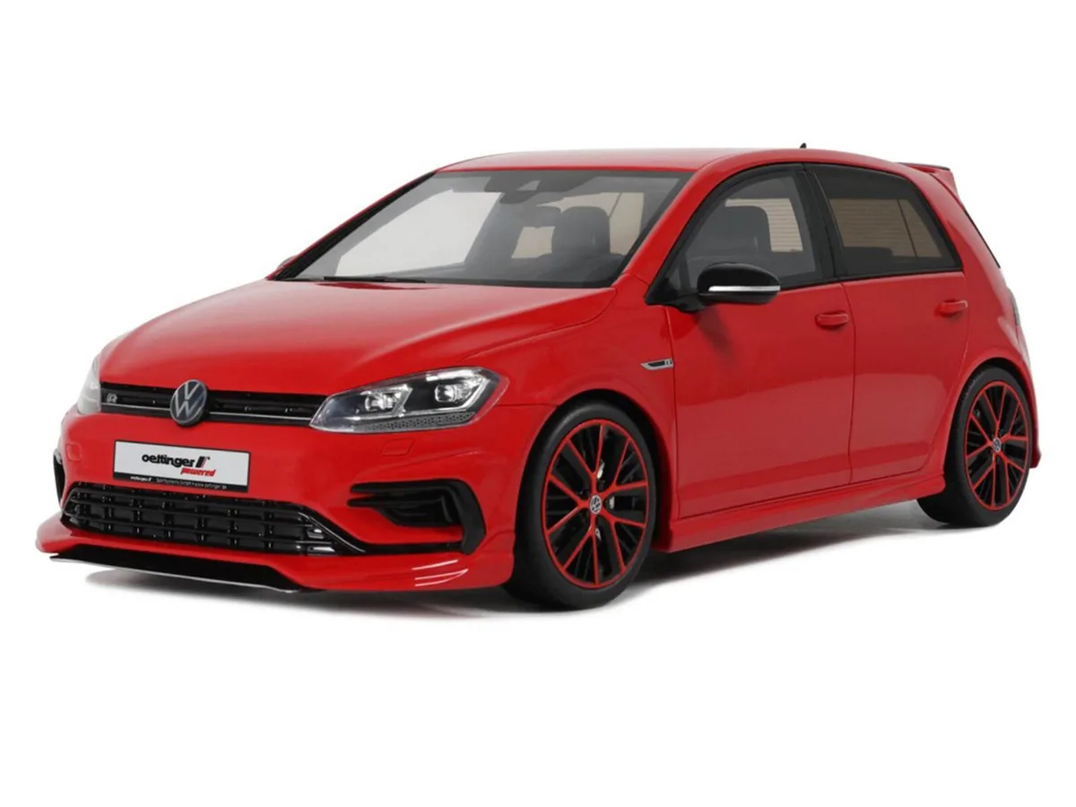 OttOmobile OttOmobile 2018 Volkswagen Golf 7.5 R Oettinger Tornado Red Limited Edition 999 pieces 1/18 hobby collectible — product photo
