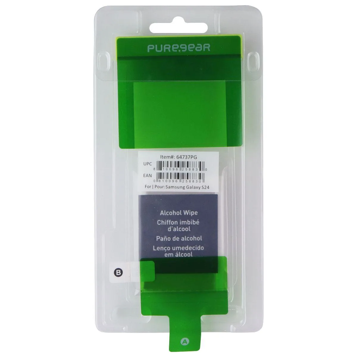 PureGear PureGear Tempered Glass Screen Protector Galaxy S24 64737PG — product photo