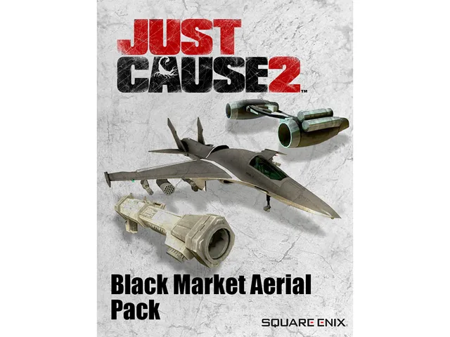 SQUARE ENIX USA SQUARE ENIX USA SE045 Just Cause 2 Black Market Aerial Pack DLC downloadable game — product photo
