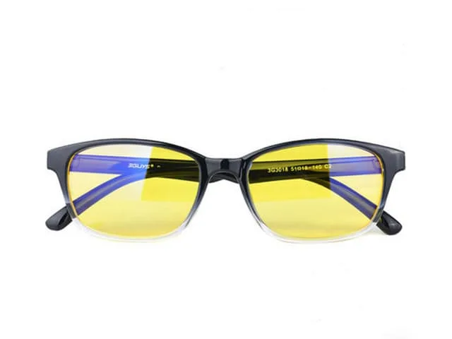 Corn Electronics Corn Electronics YJ-1 Computer Glasses Cloud Gloss Onyx Frame — product photo