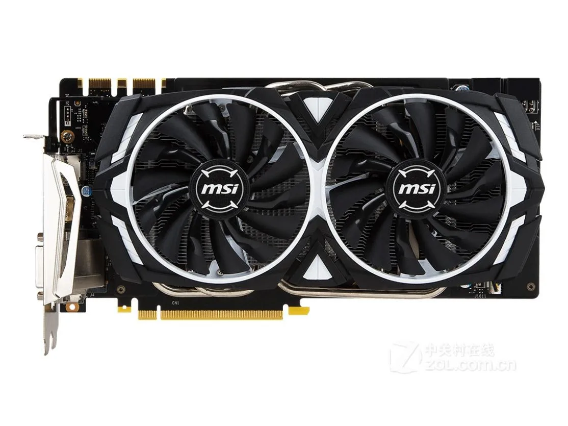 MSI MSI GTX 1070Ti ARMOR 8G graphics card — product photo