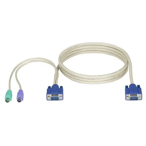 Black Box Corporation Black Box Corporation EHN70001-0010 kvm cable 10 ft VGA 15-pin to VGA 15-pin dual PS2 — product photo