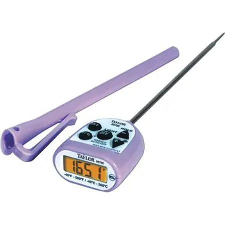 Taylor Taylor 9878EPR 5" LCD Waterproof Thermometer -40 to 500°F — product photo