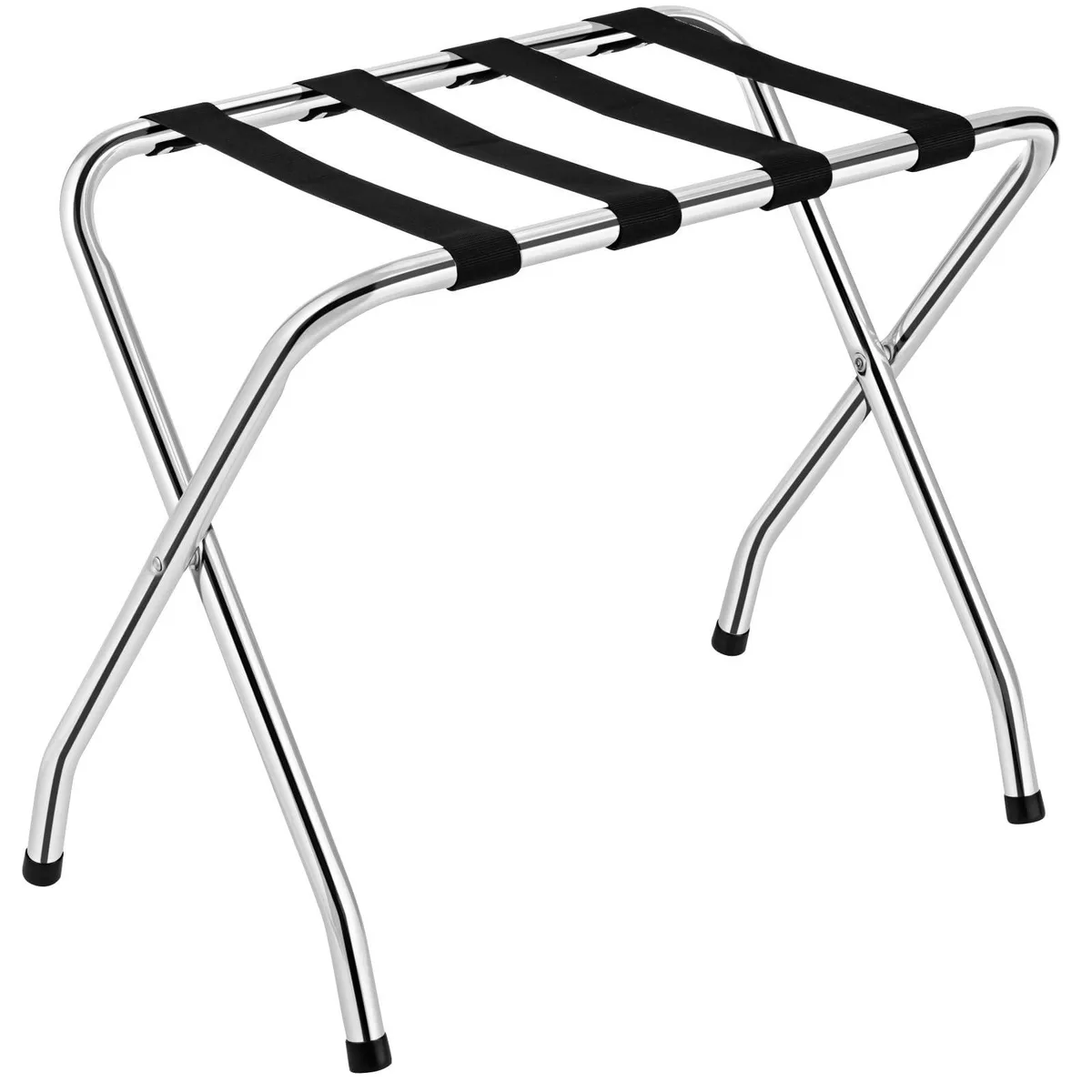 NShi NShi Folding Luggage Rack Silver 26.5 L x 16 W x 21.5 H inches — product photo