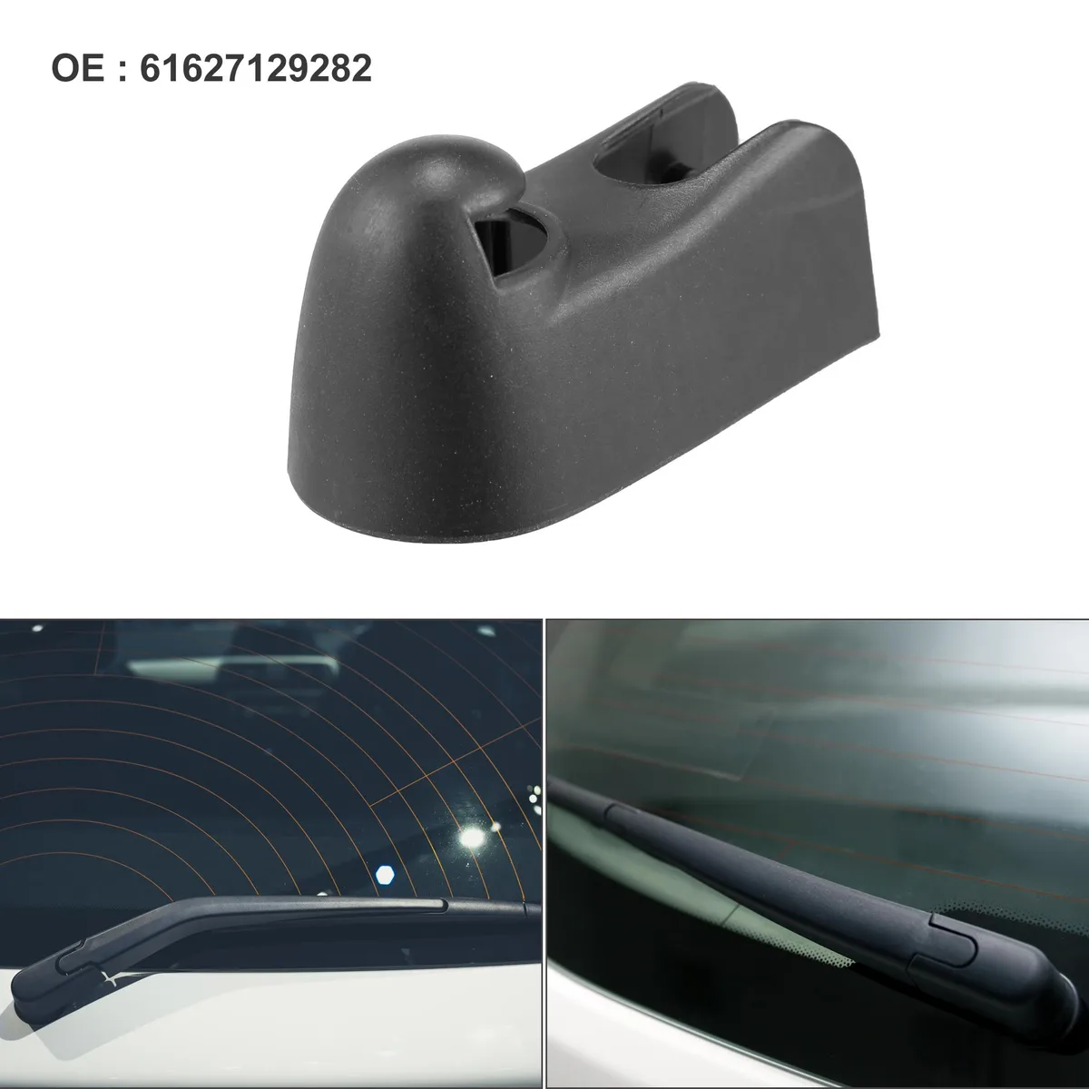 Unique-Bargains Unique-Bargains Rear Wiper Arm Nut Cover Cap Mini Cooper R56 Black — product photo