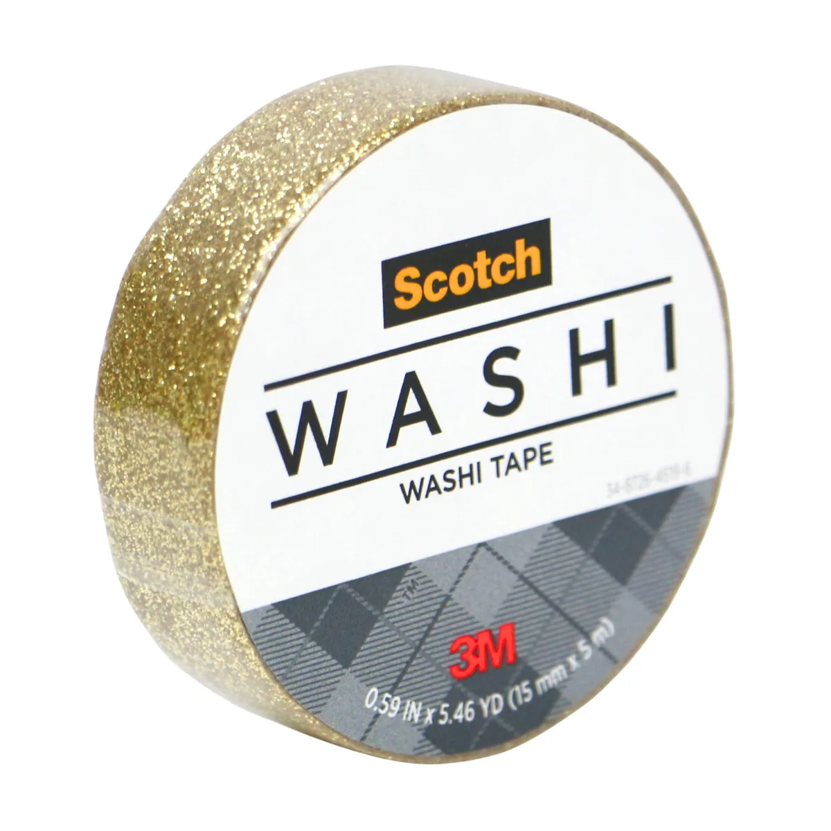 Scotch Scotch Expressions Glitter Tape 0.59 in x 196 in Gold — product photo
