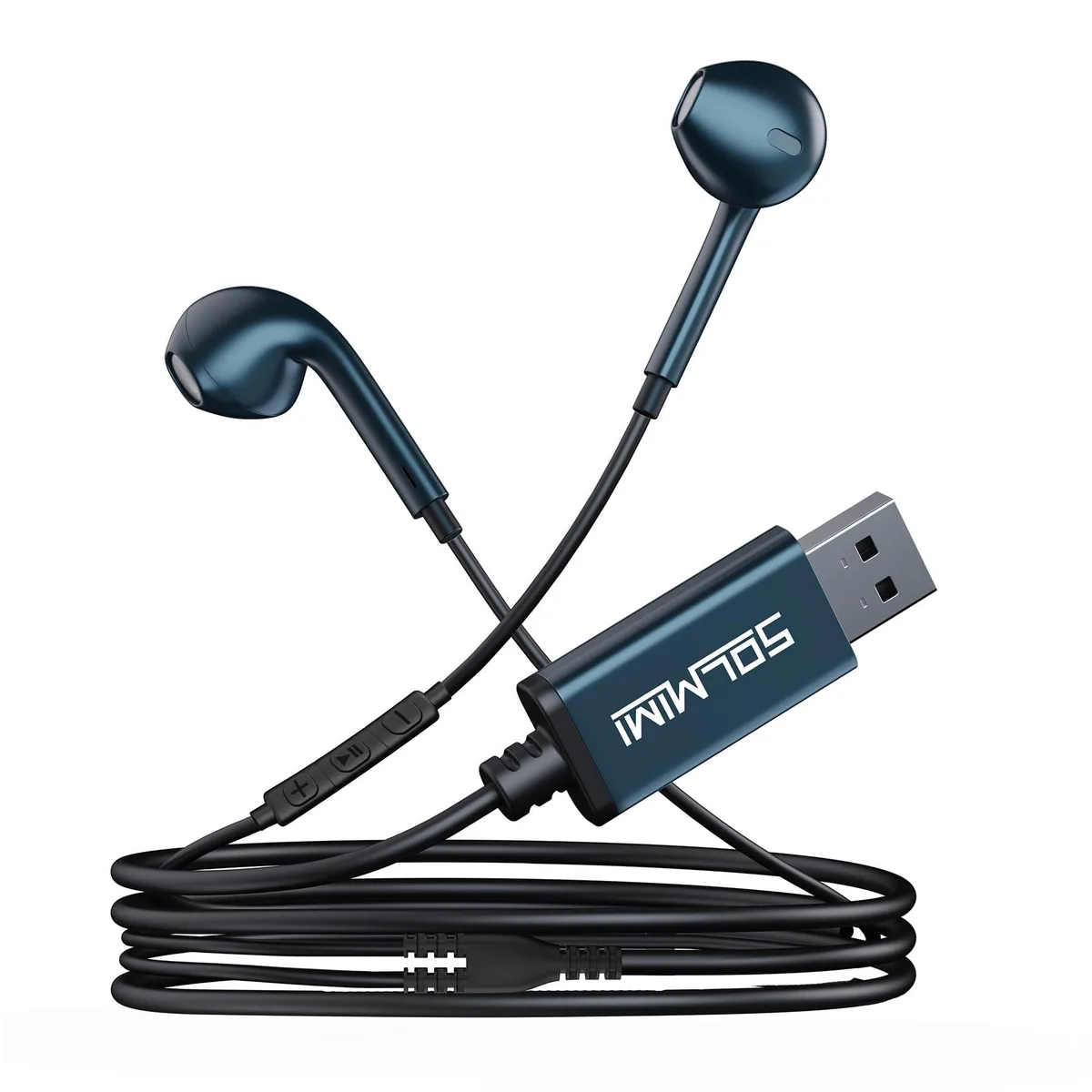 Mi USB Earphone Wired 200CM SUSBEAR-G200 Green 14.8mm 32ohm 42dB — product photo