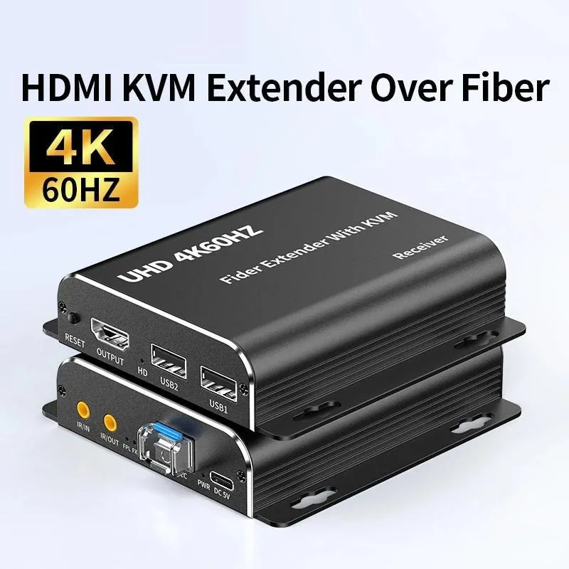 Jansicotek Jansicotek HDMI KVM Fiber Extender 4K 60Hz 20km Kit — product photo