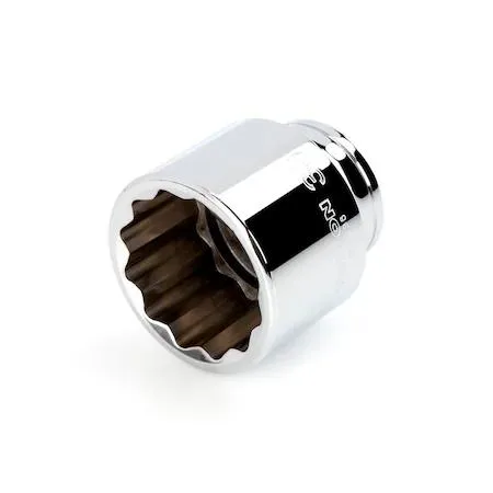 TEKTON 1/2 inch drive 36 mm 12-point chrome socket