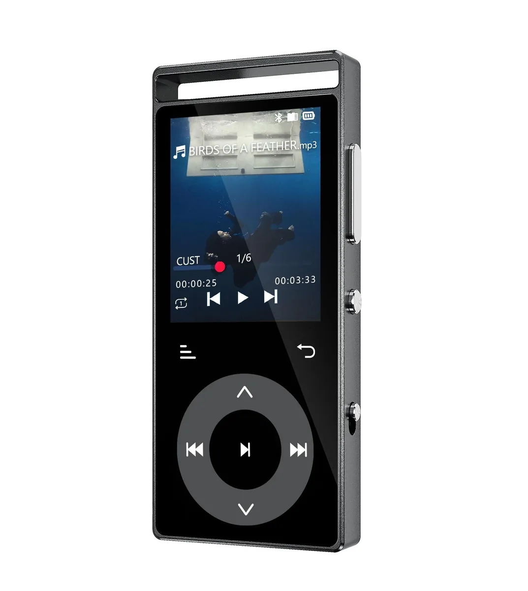  PlayerPure A3 MP3 Player 90GB Bluetooth 5.3 1.77" Black — product photo