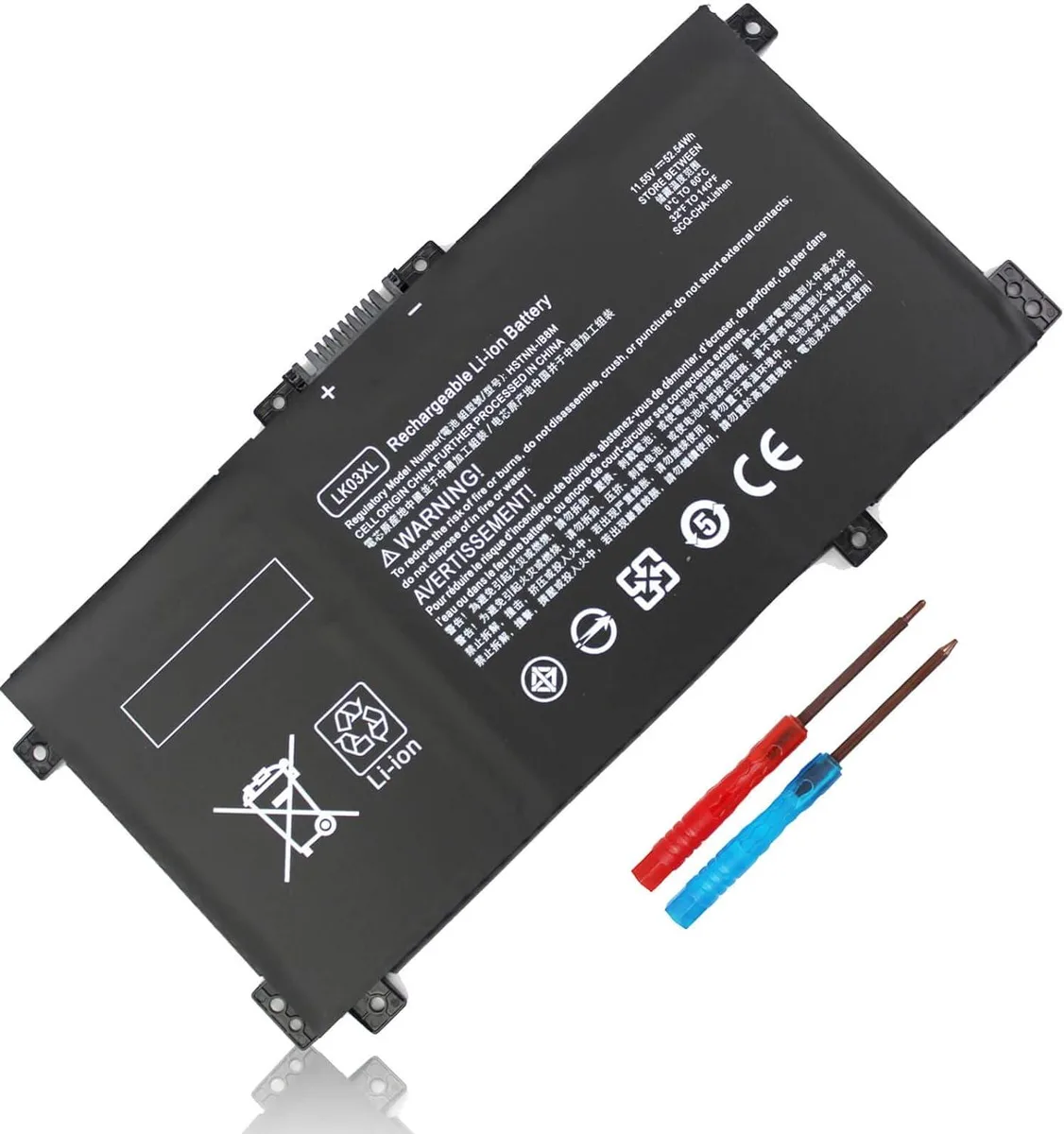 PISKEKAT PISKEKAT sLK03XL laptop battery 3-cell 11.55V 52.5Wh — product photo