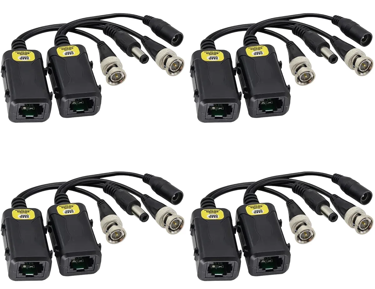 Vszerda Vszerda Passive HD Video Balun BNC to RJ45 4 Pairs 16.5cm — product photo