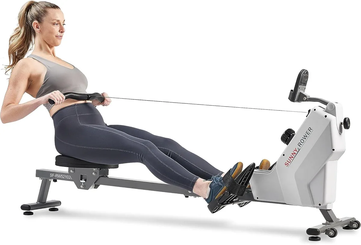 TUKO TUKO Magnetic Rowing Machine 43 Inch Rail 285 LB Cardio Equipment — product photo