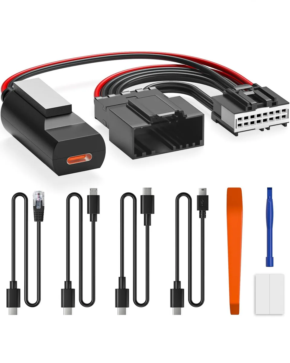 Adafruit Adafruit 16 Pin Type A Dashcam Power Adapter 20W USB-C cables - automotive — product photo