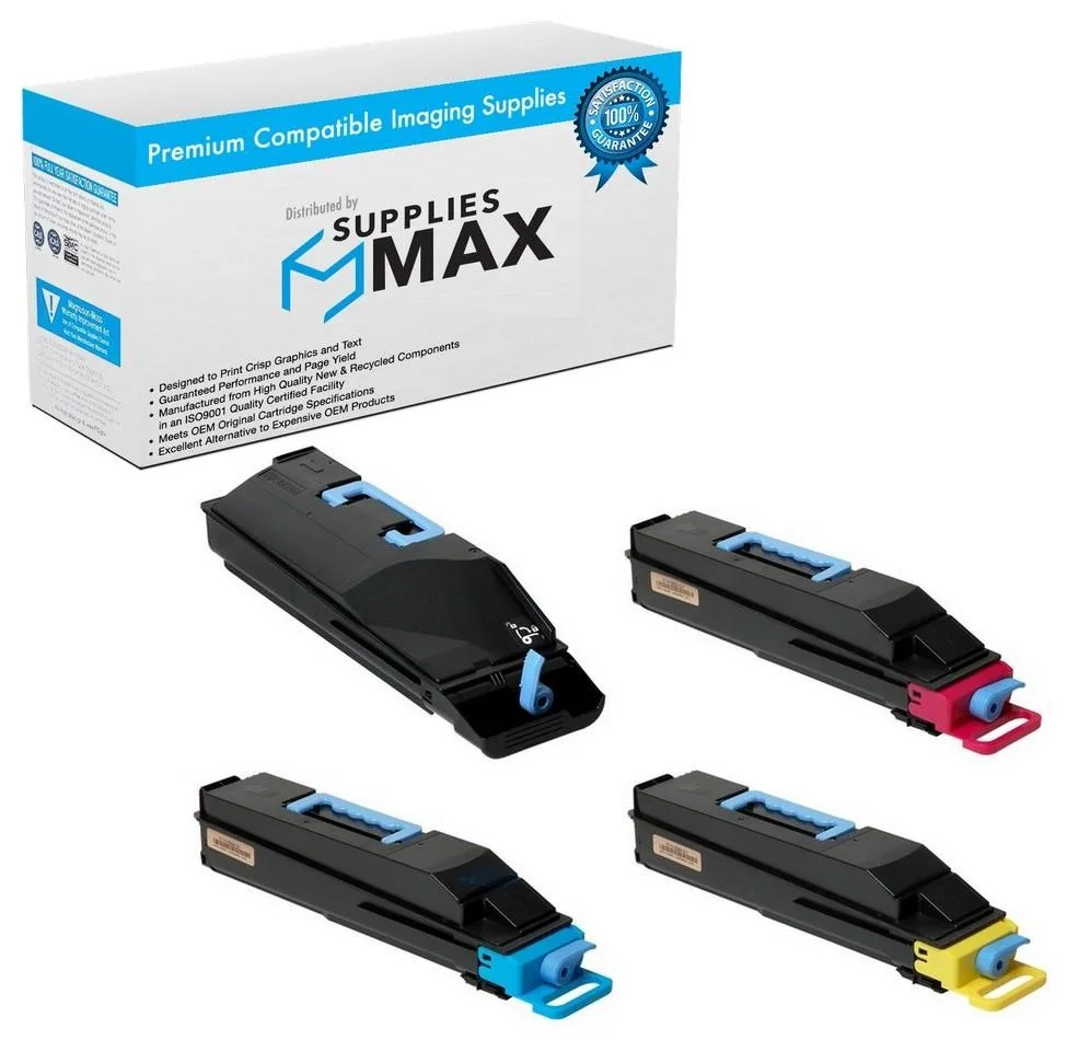 SuppliesMax SuppliesMax TK-882MP Toner Cartridge Combo Pack (BK/C/M/Y) — product photo
