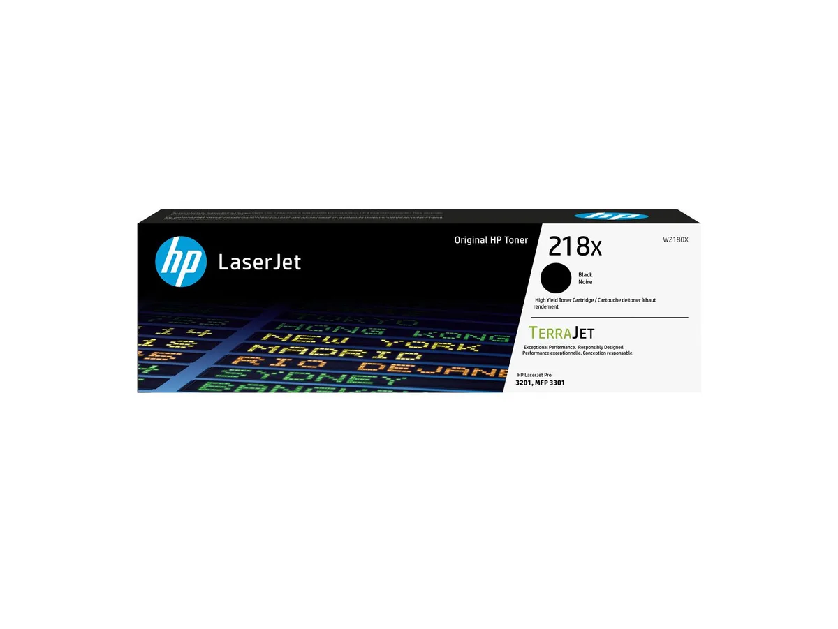 HP HP W2180X 218X High Yield Black LaserJet Toner Cartridge ~3200 pages — product photo