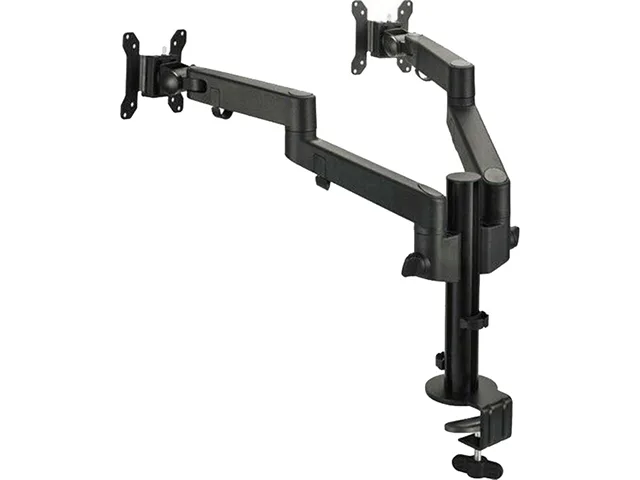 SIIG, Inc SIIG, Inc CE-MT3E11-S1 Dual Pole Arm MultiAngle Monitor Desk Mount monitor accessory — product photo