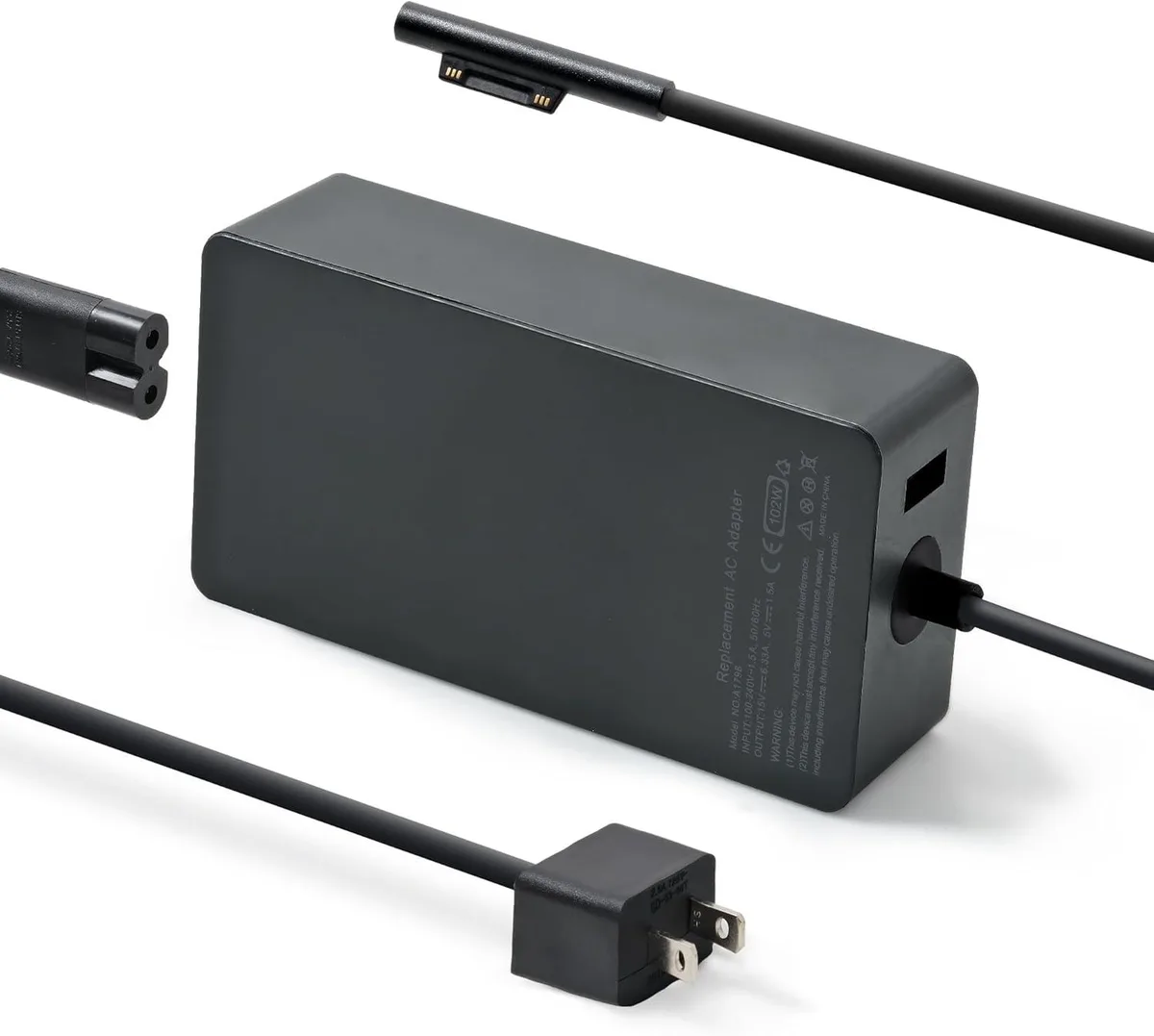 Kenuco Kenuco 102W AC Adapter for Surface Laptop Studio 3 4 5 Pro Go — product photo