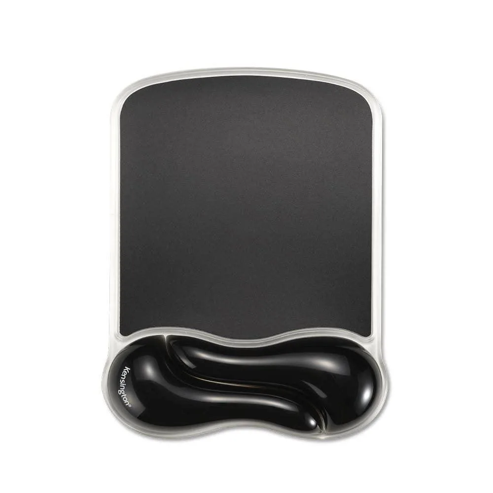  Keychron Duo Gel Wave Mouse Pad &amp; Wrist Rest K62413WW Black Medium — product photo