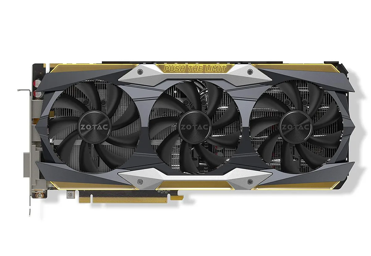 ZOTAC ZOTAC GeForce GTX 1080 Ti AMP! Extreme Core graphics card — product photo