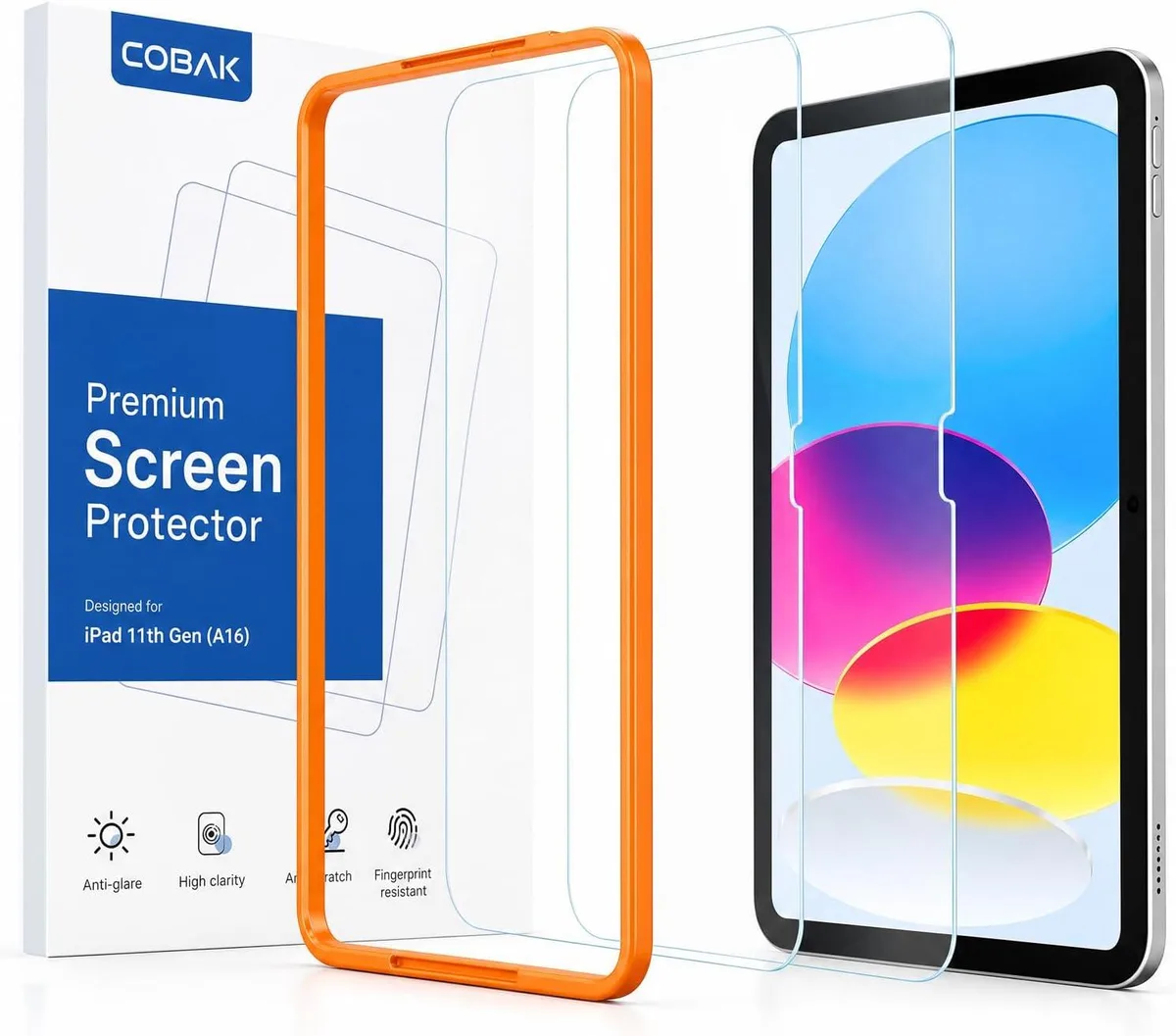 Leelbox Leelbox Screen Protector 2-Pack iPad 11th 11 Inch 2025 / 10th 10.9 Inch 2022 accessory — product photo