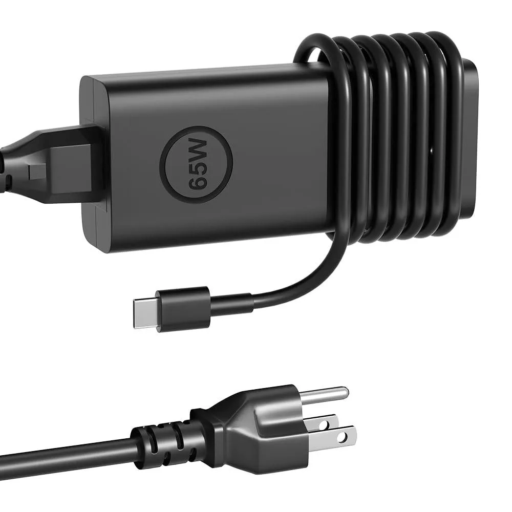 65W USB-C AC Adapter P119F for Dell Laptop — product photo