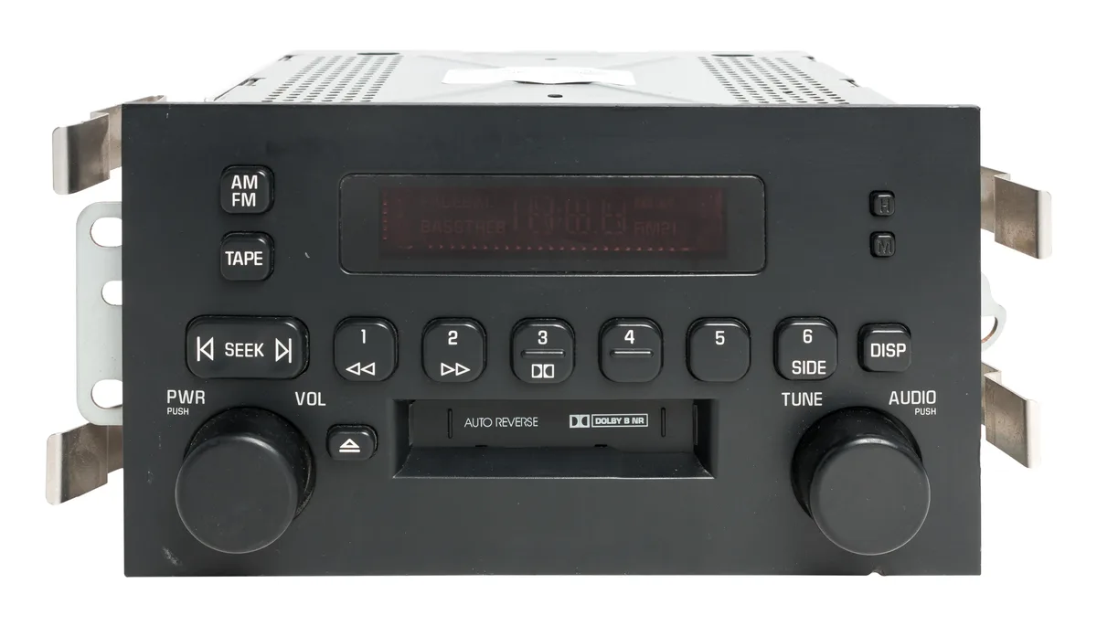 1 Factory Radio 1 Factory Radio 9366444 AM FM Cassette Receiver — product photo