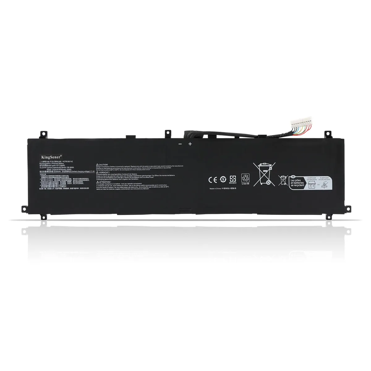 KingSener KingSener BTY-M6M3 laptop battery 15.2V 99.99Wh — product photo