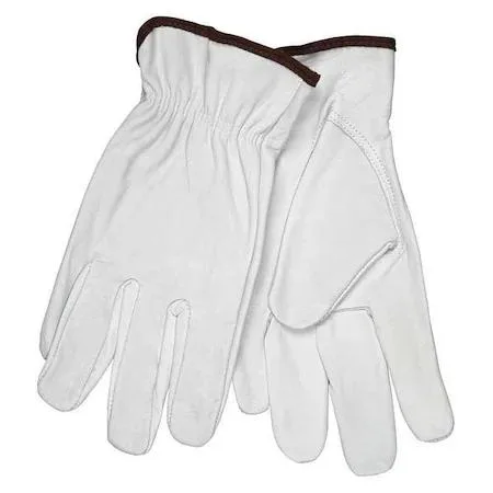 Memphis Memphis 3613M Leather Drivers Gloves Goatskin Shirred Slip-On Keystone personal protective equipment — product photo
