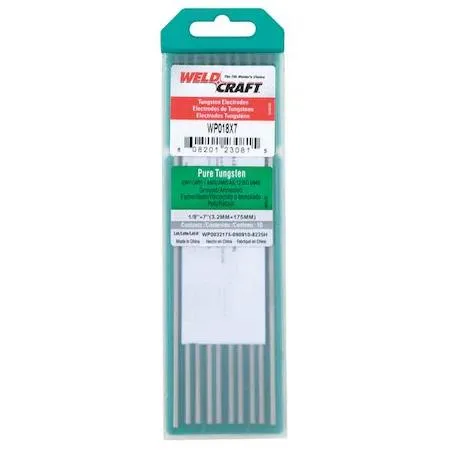 Miller - Weldcraft Miller - Weldcraft Tungsten Electrode Pure 1/8in 7in Pk10 — product photo