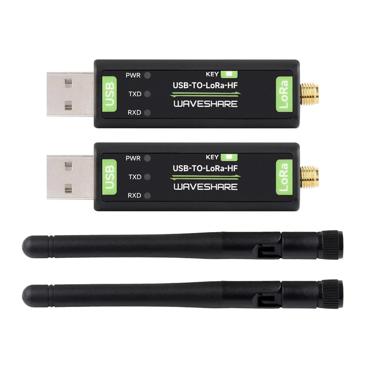 WaveShare WaveShare USB to LoRa Module SX1262 TCXO 2PCS 2 in 1 accessory — product photo