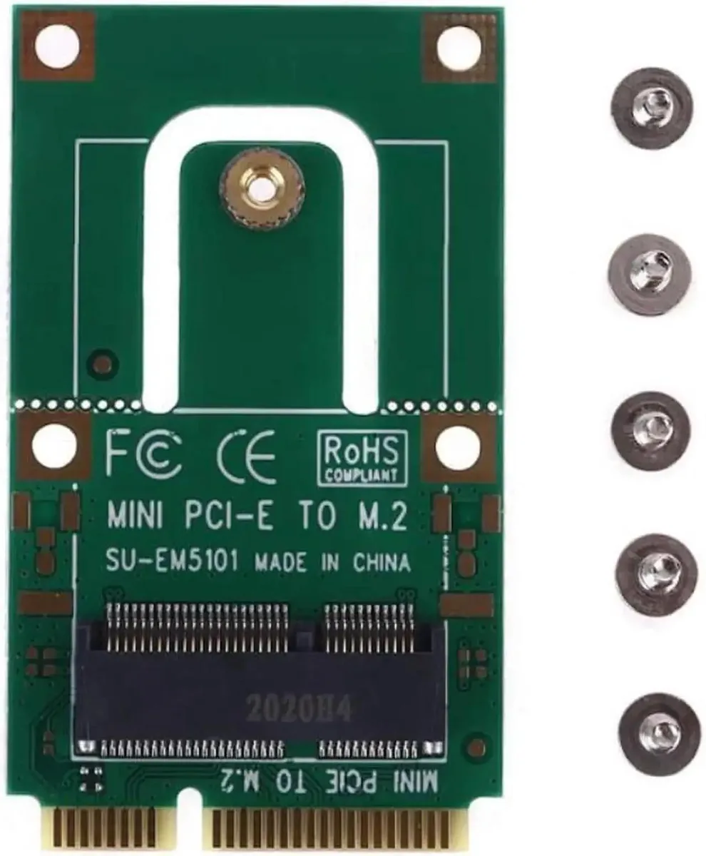 SMUGDESK SMUGDESK Mini PCIe to M.2 NGFF EKey Adapter — product photo