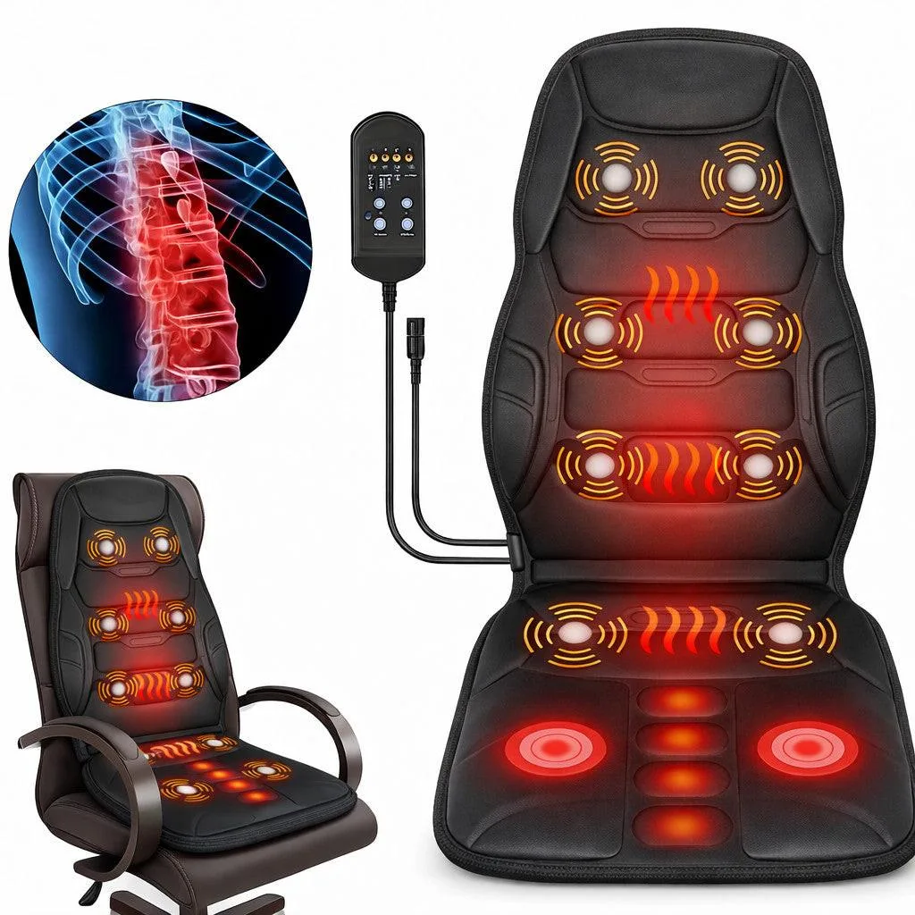 The Perfect Part The Perfect Part 8 Kinds Car Seat Back Massager Black — product photo