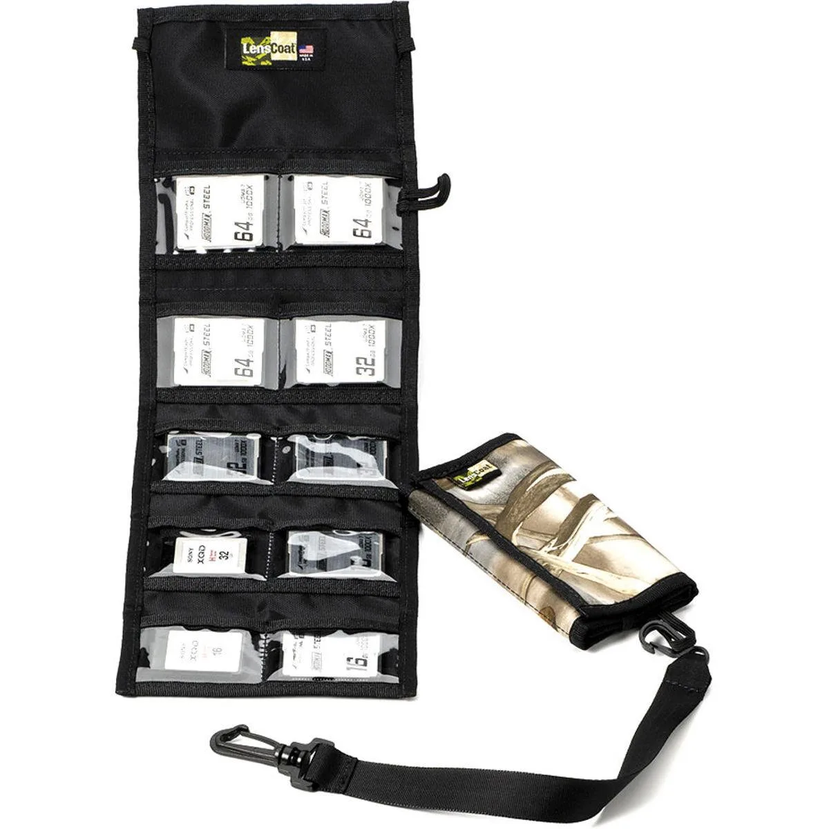 LensCoat LensCoat CF10 Memory Card Wallet Realtree Max4 — product photo