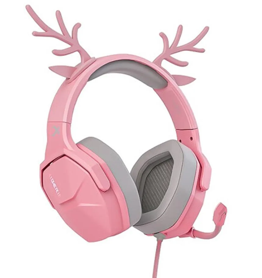 BFKK BFKK Pink Elk edition USB 7.1 headphone — product photo