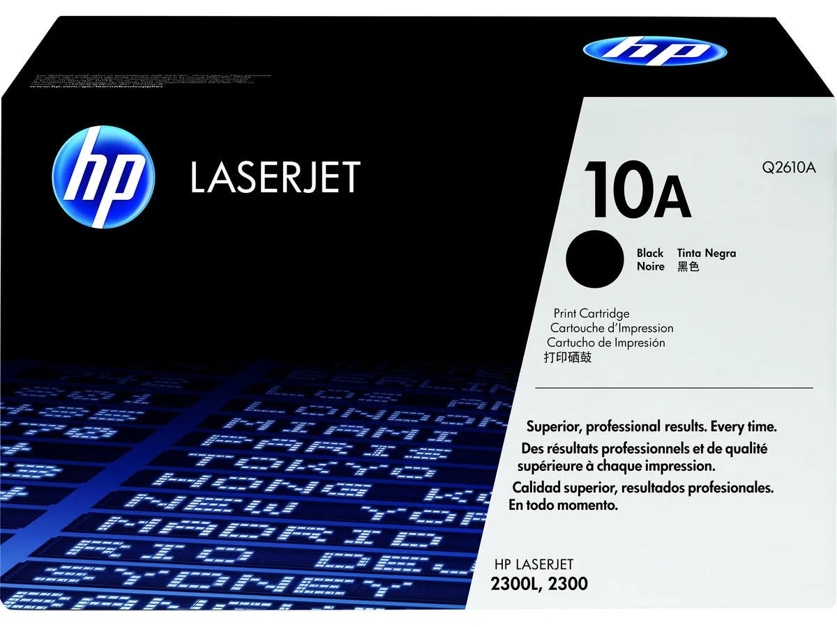 HP HP Q2610A (10A) Black Toner Cartridge – 6,000 Pages — product photo