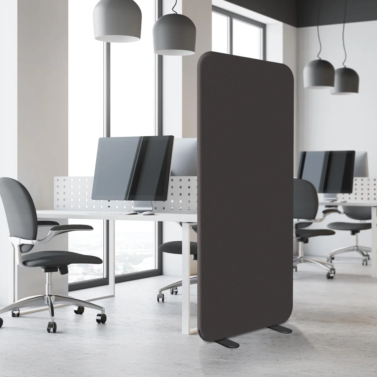 DECOLAB DECOLAB Freestanding Room Partition 29"x65" Iron — product photo
