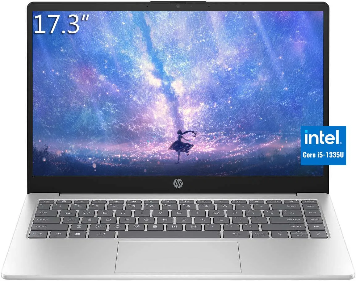 HP HP 17 laptop i5-1335U 16GB 512GB 17.3" FHD IPS Silver — product photo