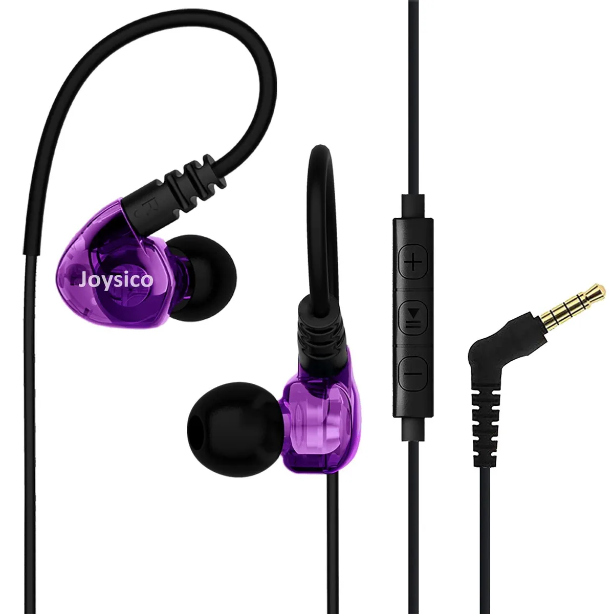  Joysico YS1 PURPLE over-ear earbuds 3.5mm 16 ohm 40 g — product photo