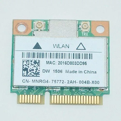 SSP Tech LTD SSP Tech LTD DW1506 Atheros AR5B125 AR9485 MNRG4/MXX0D Mini PCI-E Wi-Fi adapter — product photo