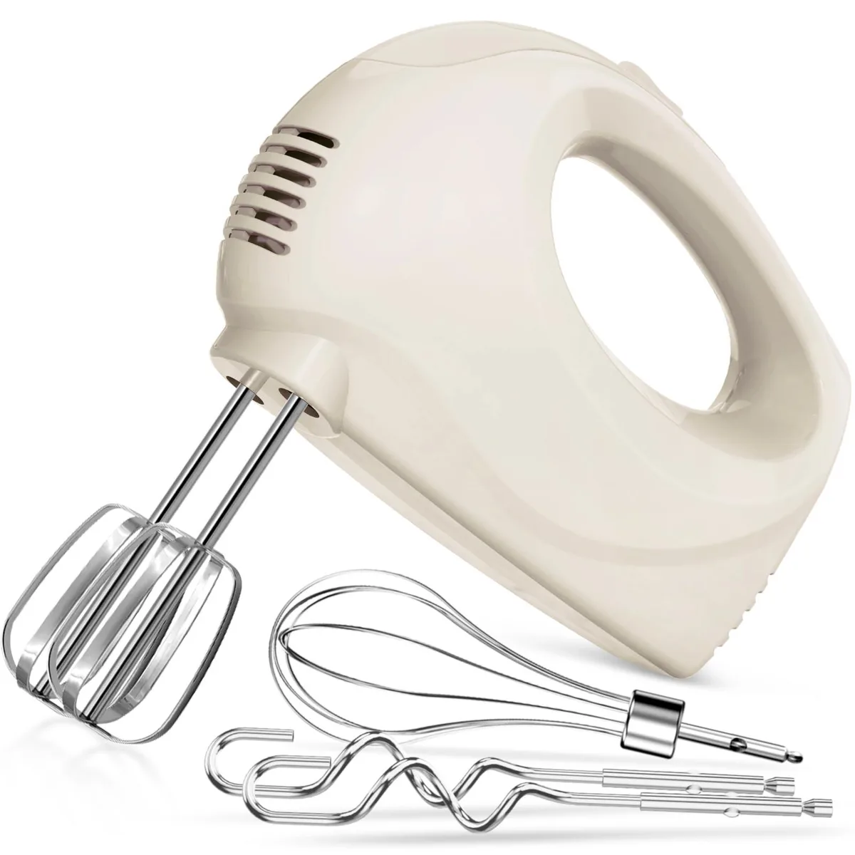  Handmixer Electric Handheld 120W 5 Speed Ivory — product photo