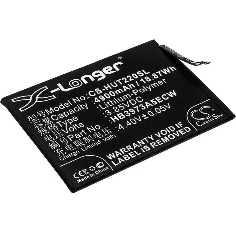 Rectangular silver lithium-ion battery with connector ribbon