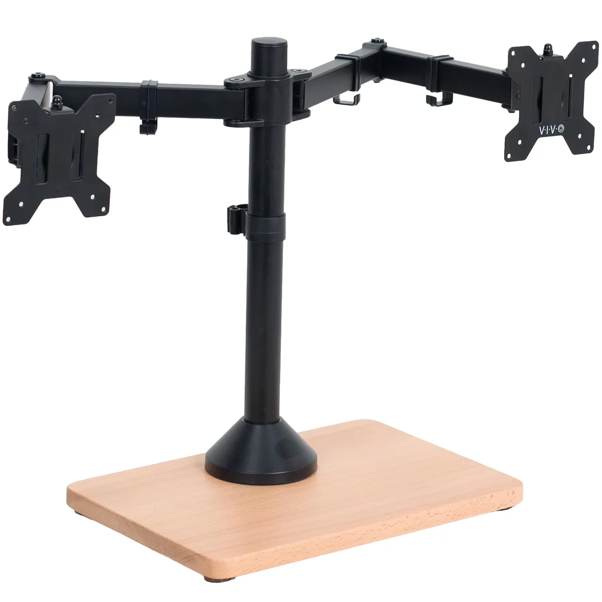 VIVO VIVO Dual Monitor Mount Wood Base 13-32" 22 lbs — product photo