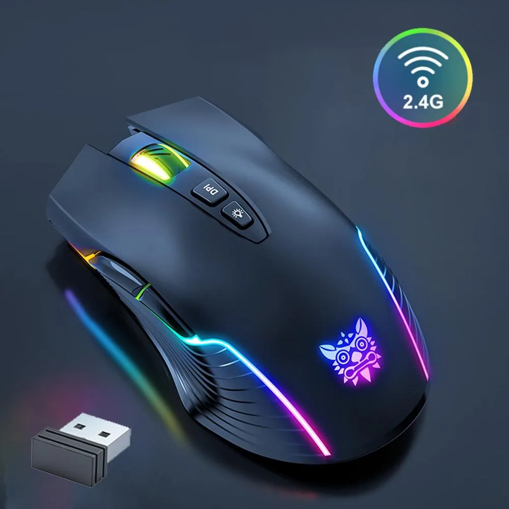 AUTYUE AUTYUE 2.4G Wireless Gaming Mouse 3600 DPI 7 Buttons Black — product photo