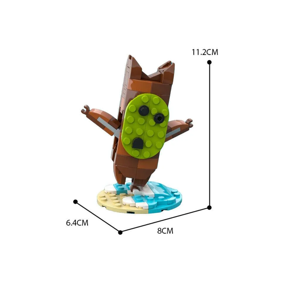 ZITIANYOUBUILD ZITIANYOUBUILD 119 Pieces Brown Korok Ya Ha Ha Building Blocks Set — product photo